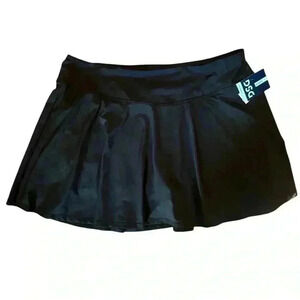 DSG Performance Flounce Skort Athletic Skirt Black Sz XL